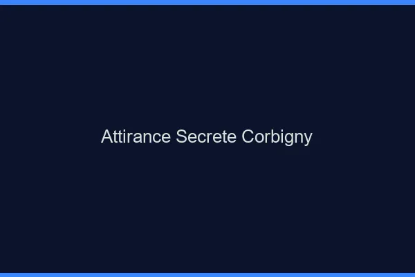 Attirance Secrète Corbigny