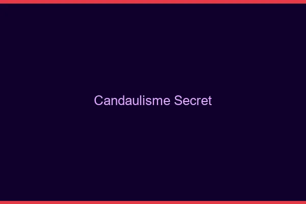 Candaulisme secret