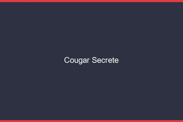 Cougar secrète