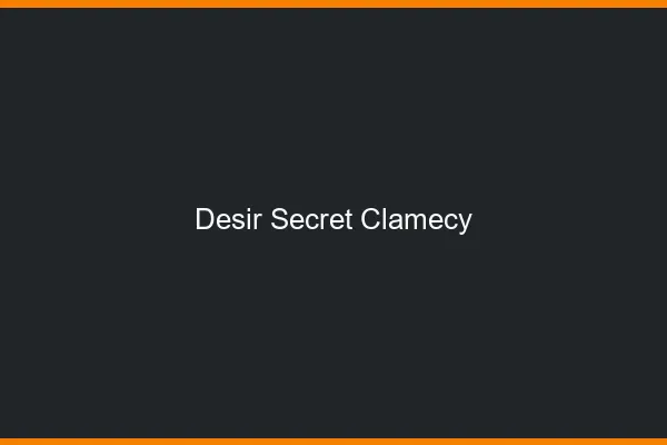 Désir Secret Clamecy