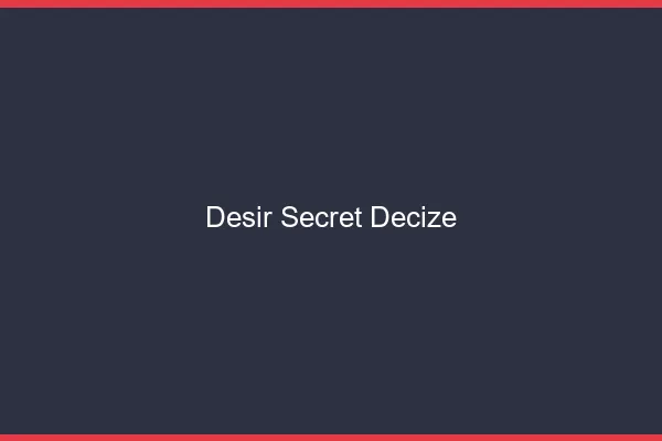 Désir Secret Decize
