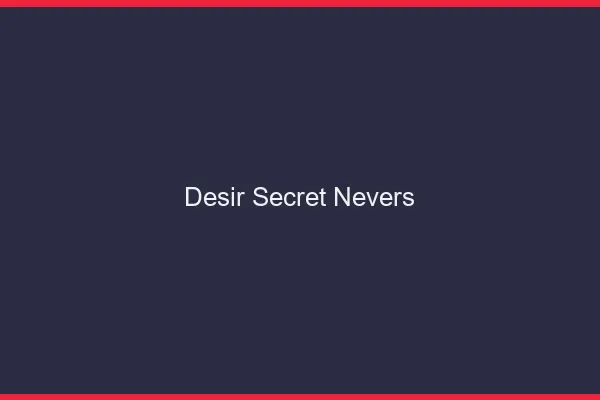 Désir Secret Nevers