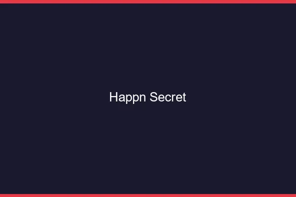 Happn secret