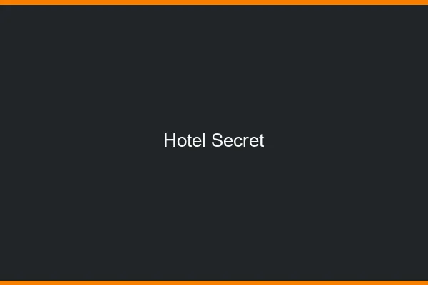 Hôtel secret