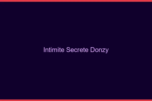 Intimité Secrète Donzy