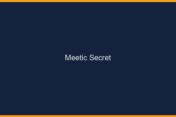 Meetic secret