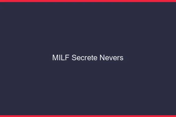 MILF secrète Nevers