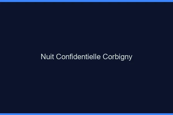Nuit Confidentielle Corbigny