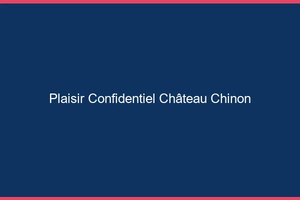 Plaisir Confidentiel Château-Chinon