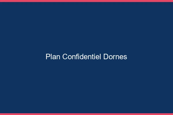 Plan Confidentiel Dornes