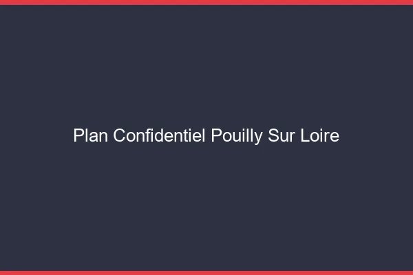 Plan Confidentiel Pouilly-sur-Loire