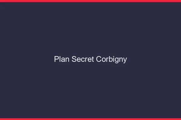 Plan Secret Corbigny