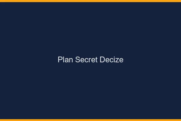 Plan Secret Decize
