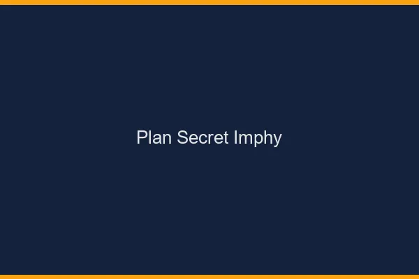 Plan Secret Imphy