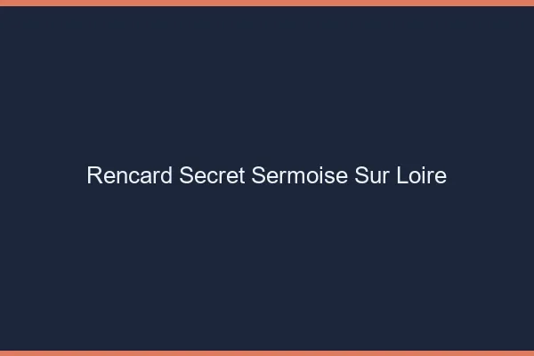 Rencard Secret Sermoise-sur-Loire