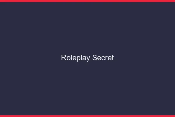 Roleplay secret