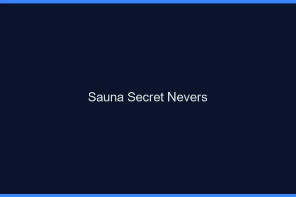Sauna secret Nevers