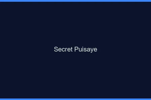 Secret Puisaye
