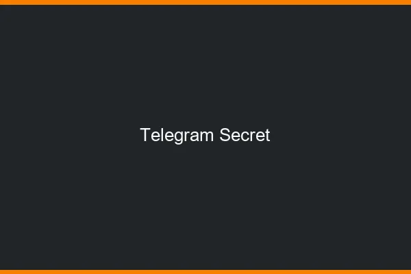 Telegram secret