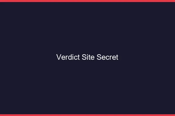 Verdict site secret