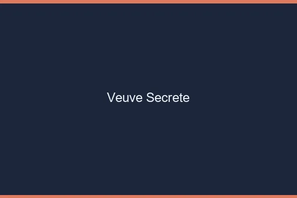 Veuve secrète